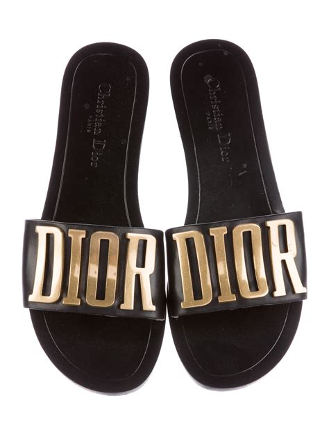 dior flat slides|dior slippers women.